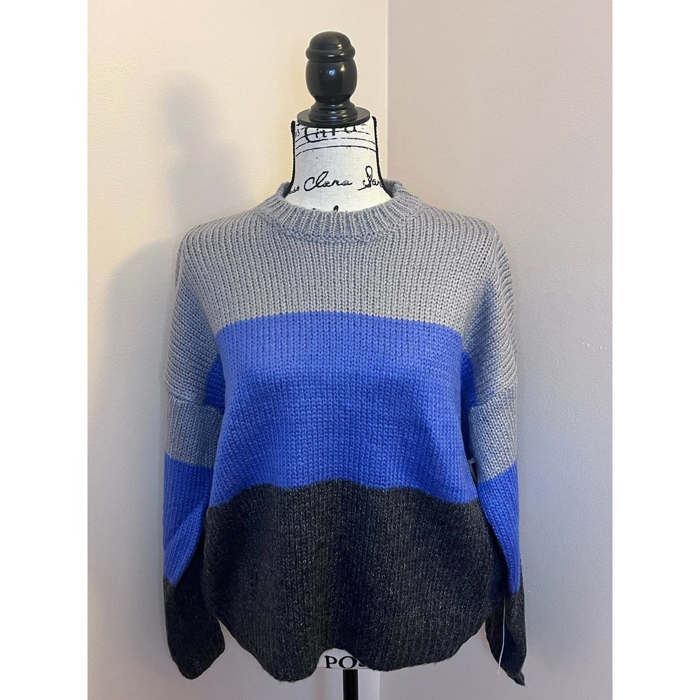Urban Outfitter Lumiere Crewneck Color Block Sweater SZ Small and Large - Picture 2 of 14